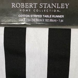 Cotton Striped Table Runner